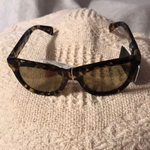 NWT JCrew sunglasses w/case and cleaning cloth